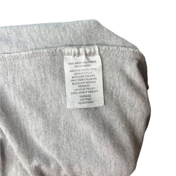 ~ HINGE Women's Gray Tank Top 95% Rayon 5% Spandex Size Medium - Picture 6 of 6